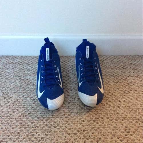 New Nike Mike Trout Vapor Lunarlon Blue Metal Baseball Cleats Size 11