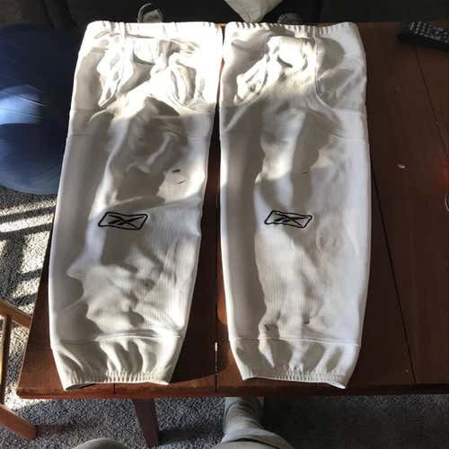 White SR Reebok Socks