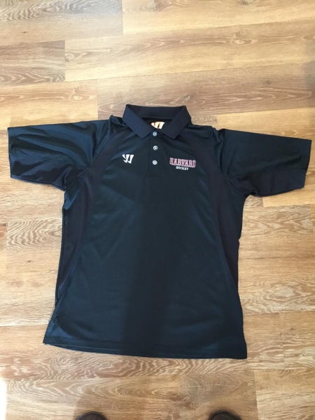 Harvard Hockey Team Issued Warrior Dryfit Golf Polo