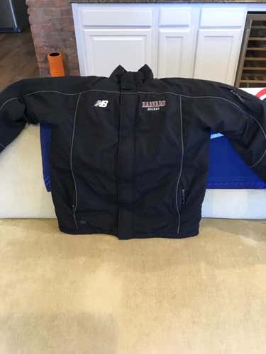 Harvard Hockey Team Issued Down Winter Jacket New Balance Large