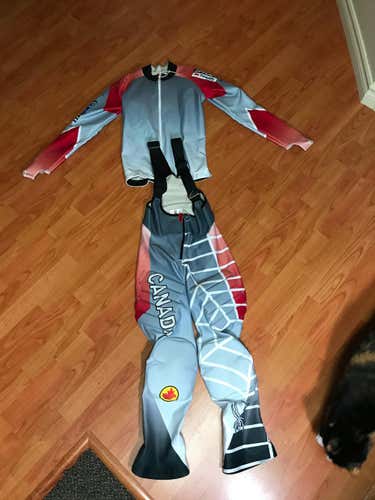 Spyder Team Canada World Cup Slalom Racing Suit Large Two Piece New
