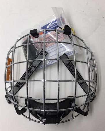 New Itech RBE VII Facemask Chrome Large
