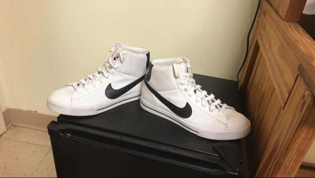 White Nike High Tops
