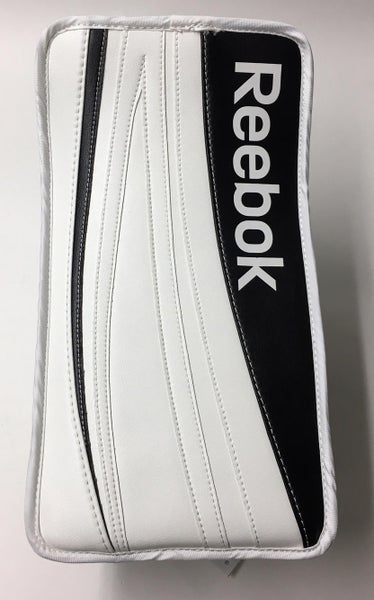 New Reebok PREMIER 18K Senior Goalie Blocker Full Right white/black