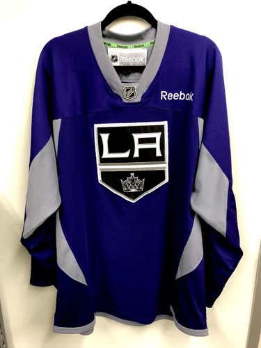 Authentic Reebok Edge XL Los Angeles Kings Practice Jersey - Purple