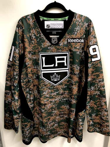 Authentic Reebok Edge XXL Los Angeles Kings customized Practice Jersey - Camoflauge