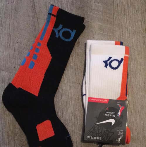 Two pairs of KD socks