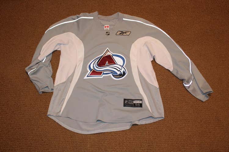 Avalanche Reebok Grey Practice Jersey #40