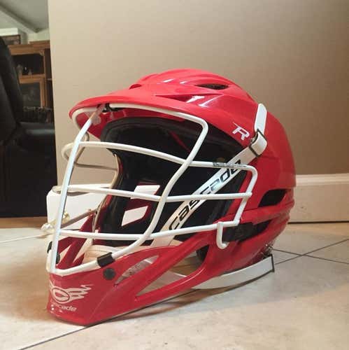 BRAND NEW CASCADE R LACROSSE HELMET!!  RETAILS $280+!! Maryland Colors (REPOST2)