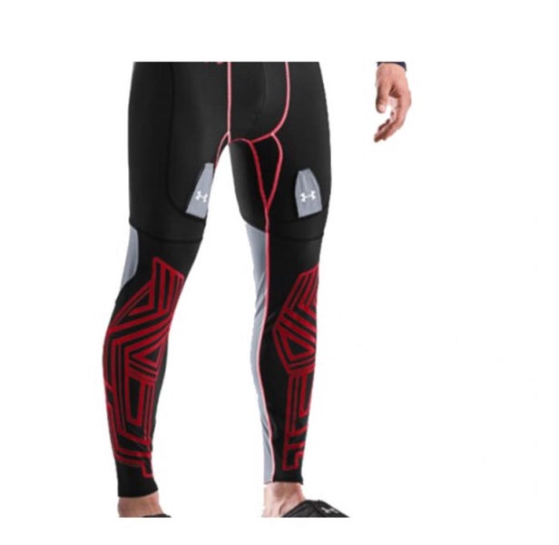New Under Armour Hockey Compression Pants/Leggings W/ Velcro tabs and grip; Size Small