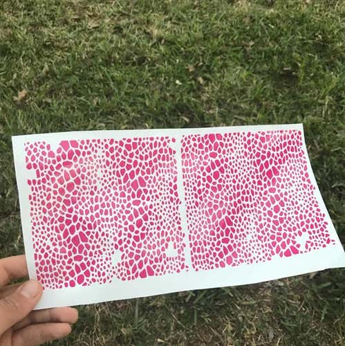 Lizard/Snake Skin Vinyl Dye Decal