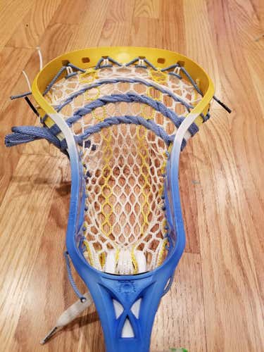 New East Coast Dyes Mirage Head - Hero Mesh Custom Dyed Yellow and Carolina Blue