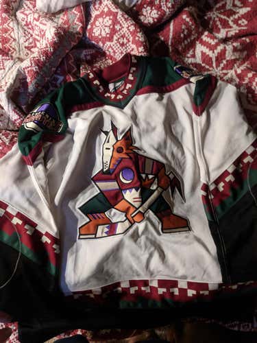 Vintage Phoenix Coyotes home jersey