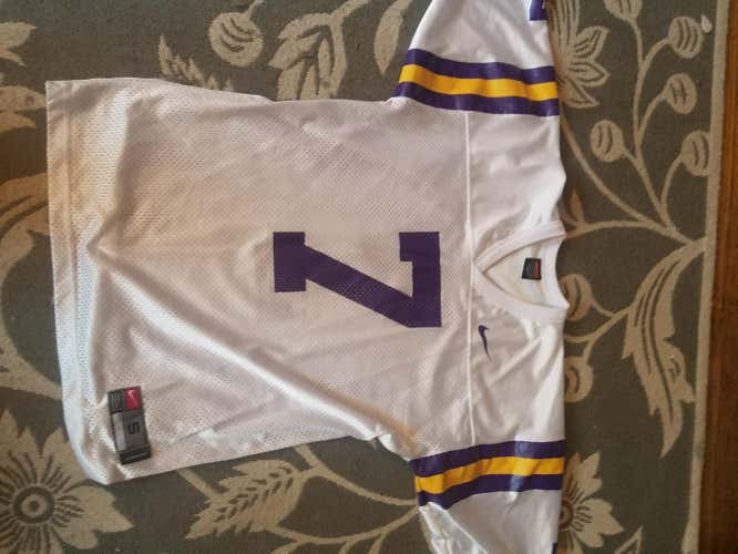 white LSU Football Jersey