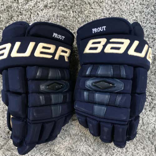 Bauer Nexus Pro Stock hockey gloves Dalton Prout Columbus