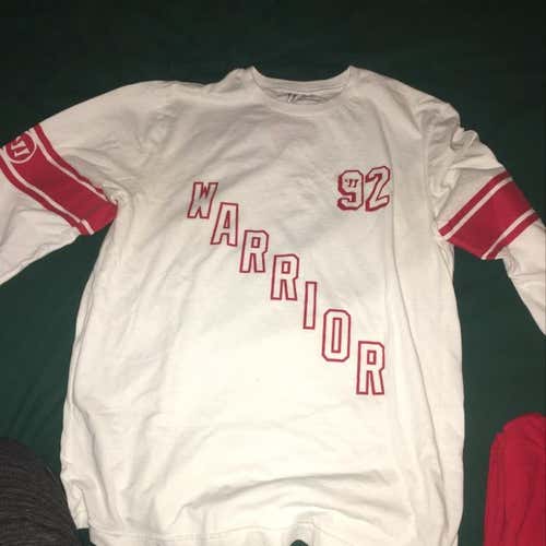 Warrior Hockey Men’s Fashion LS Shirt ‘92 White L