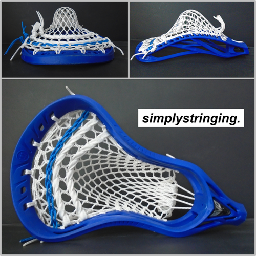 Warrior Evo 5 w/ G3 Mesh - Factory Royal Blue Lacrosse Head