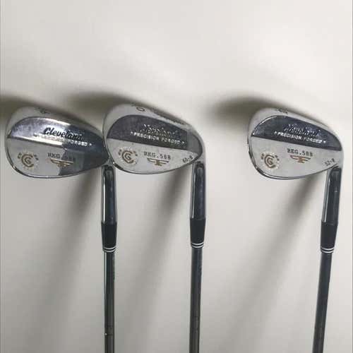 Cleveland Precision Forged Reg. 588 Wedge Set 52,56,60