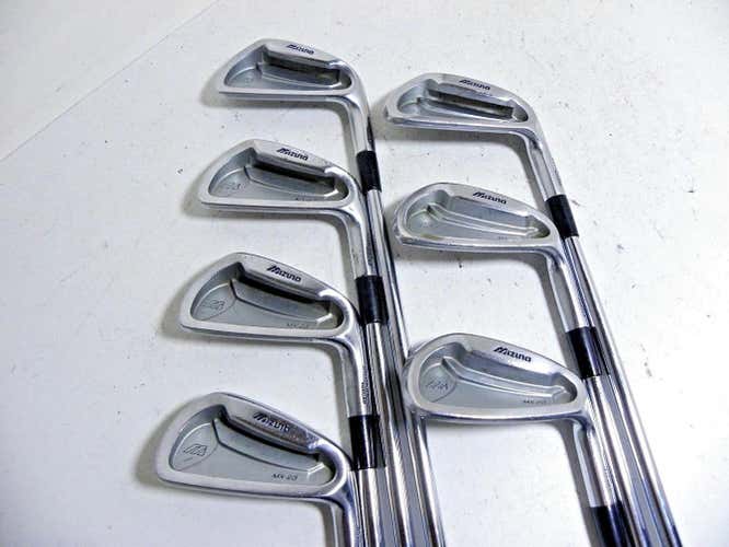 Mizuno Golf MX-23 Irons 3-9 RH Dynamic Gold S300 Steel Stiff Flex Pre Owned