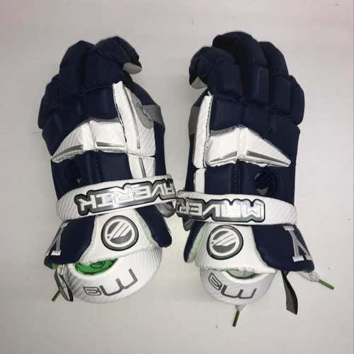 Maverik M3 Pro Stock Yale University Lacrosse Goalie Gloves Large 13” New