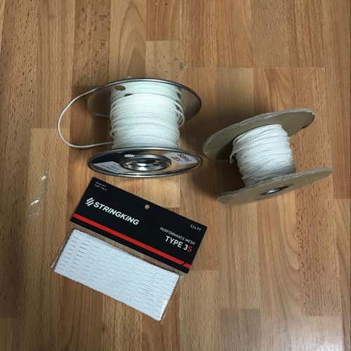 Stringing Supply Pack- BN 3s Mesh And White Sidewall Spools