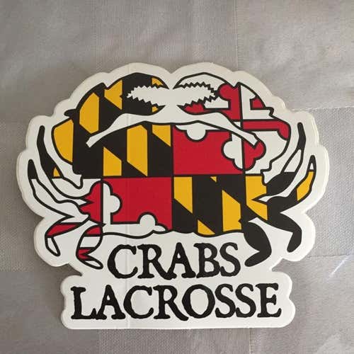 Crabs Lacrosse Sticker