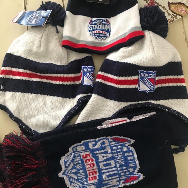 2014 New York Rangers NHL Stadium Series Hat/Scarf Combo