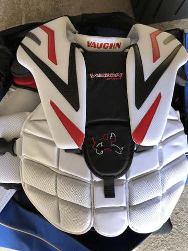 New Vaughn Chest and Arm Protector Goalie Chest Protector Senior