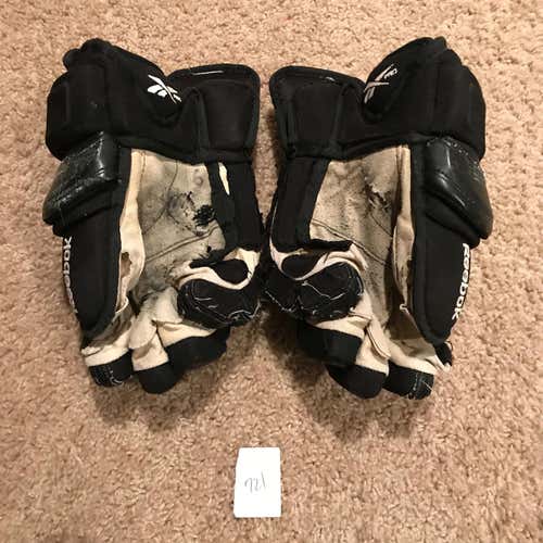 USED Pro Stock Reebok 852T Gloves / 14" / Black / 721