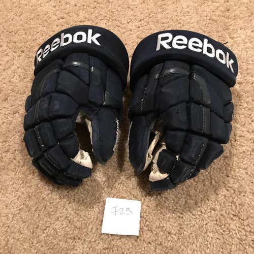 USED Pro Stock Reebok 11K Gloves / 14" / Blue / 723