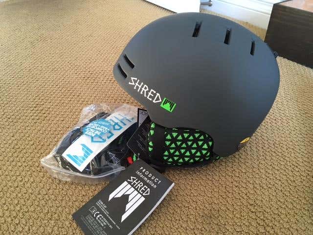 New Shred Slam Cap Helmet M/XL adjustable helmet