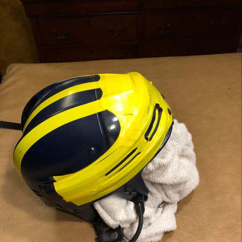 University of Michigan Custom Nike NHH004 Helmet -Large
