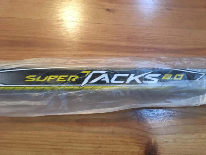 New CCM Super tack 2.0 grip Stick Lefty Mid 71 - 75 Senior
