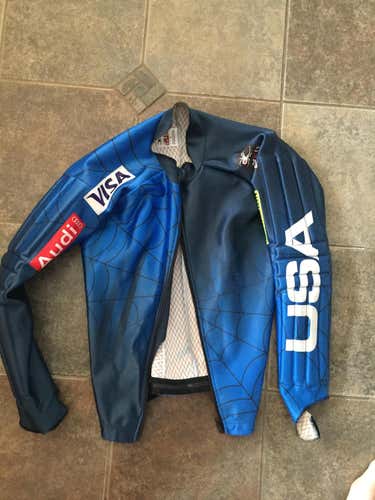 Blue US Ski Team Two Piece Slalom Suit