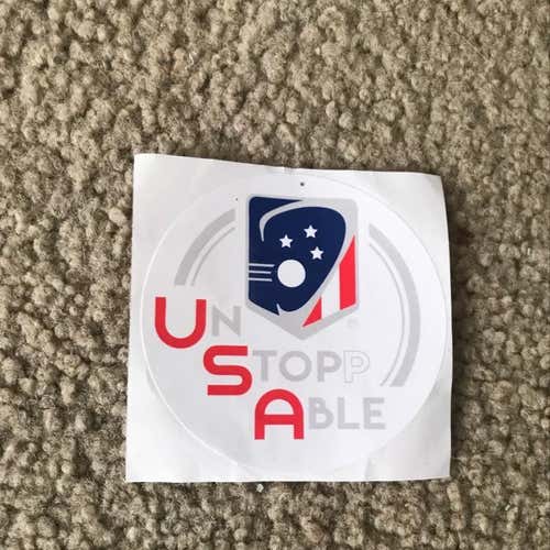USA lacrosse sticker
