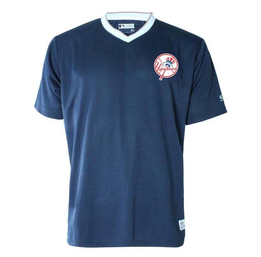MLB New York Yankees Men's Active Wear Pullover Practice Jersey New Team Logo Adult Medium
