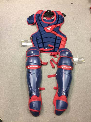 New Easton M10 Catcher's Leg Guards and Chest Protector