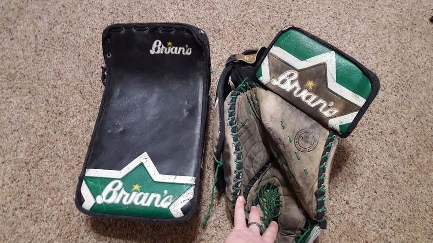 Goalie Glove & Blocker Regular Senior and Chest Protector