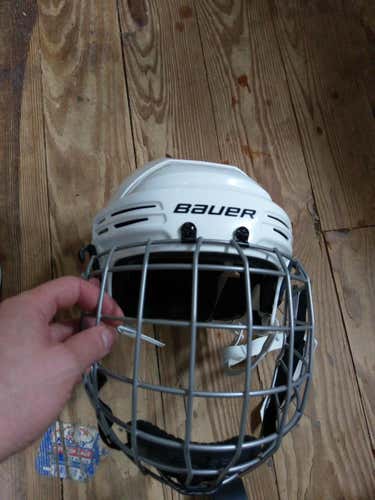 Used Bauer Helmet w/Cage