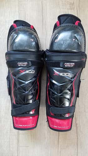 Bauer Vapor X100 Shin Guards Senior - 15"