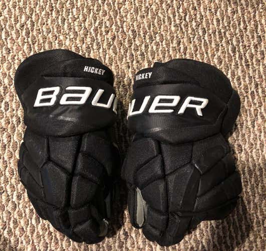 Hickey Islander Pro Stock Bauer GX Hockey Gloves 14”