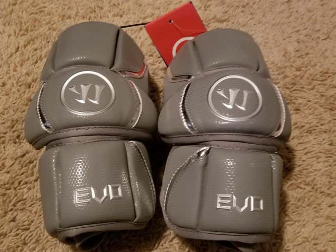 New Warrior Evo Arm Pads - Gray - SZ Small