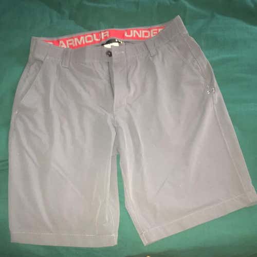 Under Armour “9 Inch Inseam Golf Shorts Grey ‘34