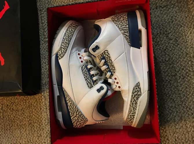 Air Jordan 3 True Blue Sz 11.5