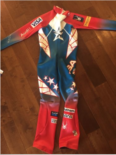 New Very Fast XXL US Ski Team Rare DH Suit Spyder Fits like an XL