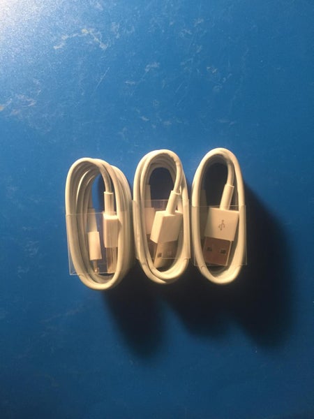 Three New iPhone 5/6 Charging Cords