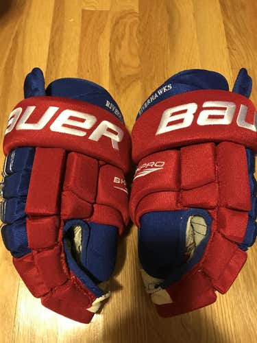 Pro Stock UMASS Lowell BHPRO 4Roll Used Hockey Gloves Size 15