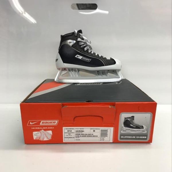 Nike Bauer Supreme One55Hockey Goalie Skates Senior 7 D New