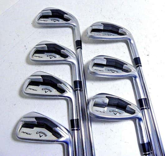 Callaway Golf Apex Irons 4-PW Right Hand XP95 S300 Steel Stiff Pre Owned