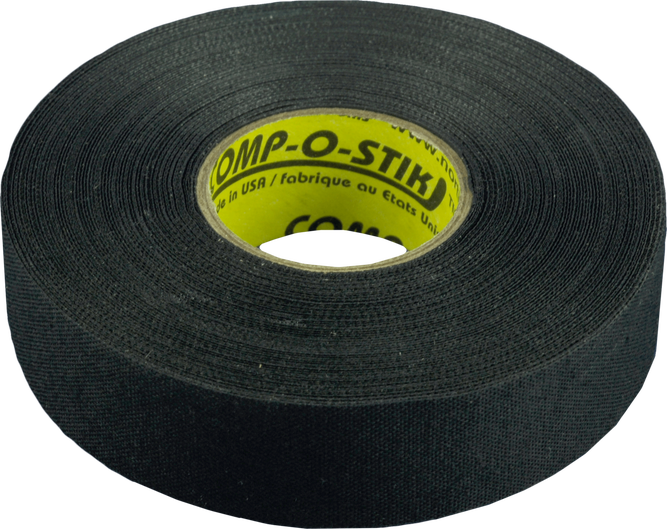 64 Rolls of Comp O Stick Pro Hockey Tape  (Black) 24mmx20mm